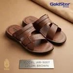 Goldstar ARI-5007 Brown Men's Slippers image 2