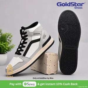 Goldstar LIOR-03 Grey/Black Men's High-Top Sneakers