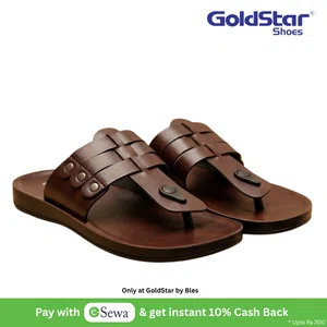 Goldstar NED-6003 Brown Men's Slippers