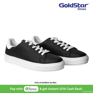 Goldstar G10-TECK-11 White/Black Men's Casual Shoes