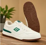 Goldstar LIOR-04 Offwhite/Green Men's Sneakers image 2