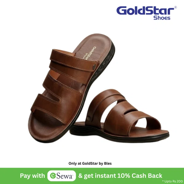Goldstar ARI-5005 Brown Men's Sandals