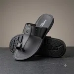 Goldstar ROCCO-3007 Black Men's Sandals image 4