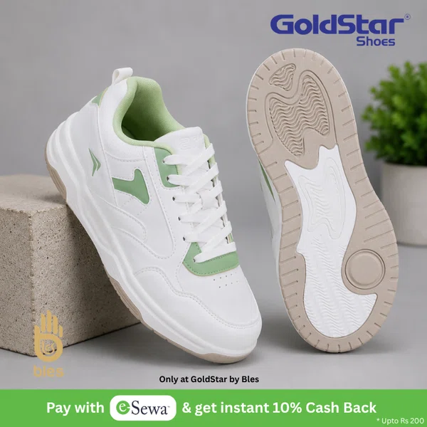 Goldstar AXL-114 Green White Men's Sneakers