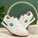 Goldstar LIOR-04 Offwhite/Green Men's Sneakers image 4