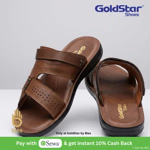 Goldstar ARI-5007 Brown Men's Slippers