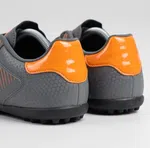 Goldstar PYTHON-02L Grey/Orange Men's Futsal Shoes - Available at AfnoBazar Nepal