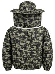 Beekeeping Protective Jacket with Hat and Veil