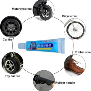 Tire Repair Glue for Car, Motorcycle and Bicycle Tires - Available at AfnoBazar Nepal