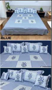 Printed Bed Sheet with Pillow Covers, Double and King Size - Available at AfnoBazar Nepal