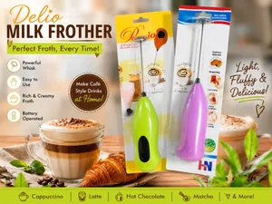 Delio Handheld Milk Frother, Battery Operated - Available at AfnoBazar Nepal