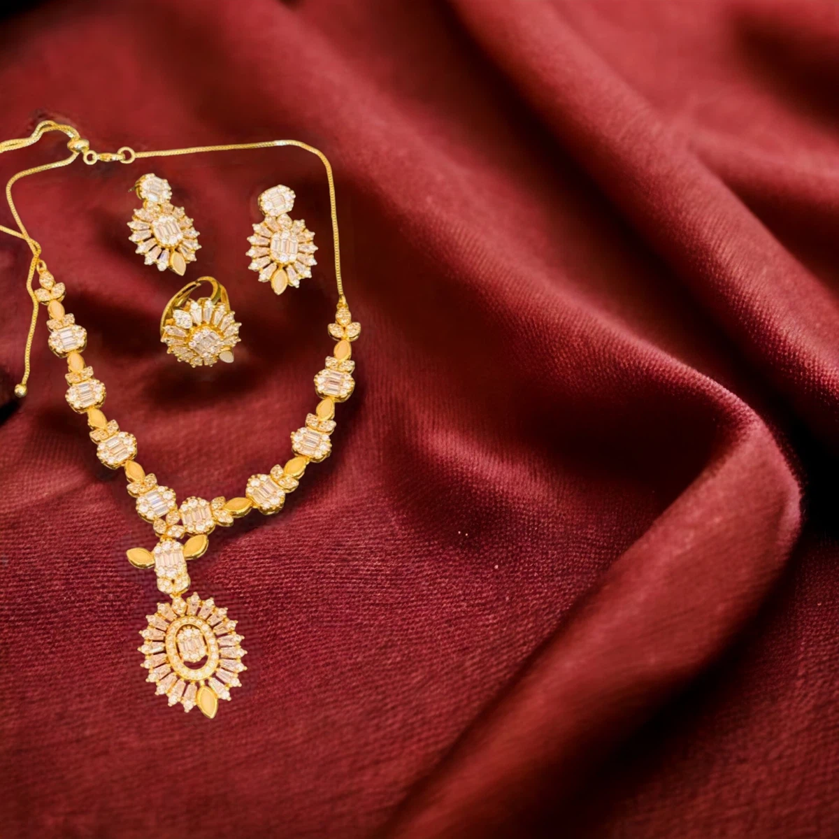 American Diamond Set - Available at AfnoBazar Nepal