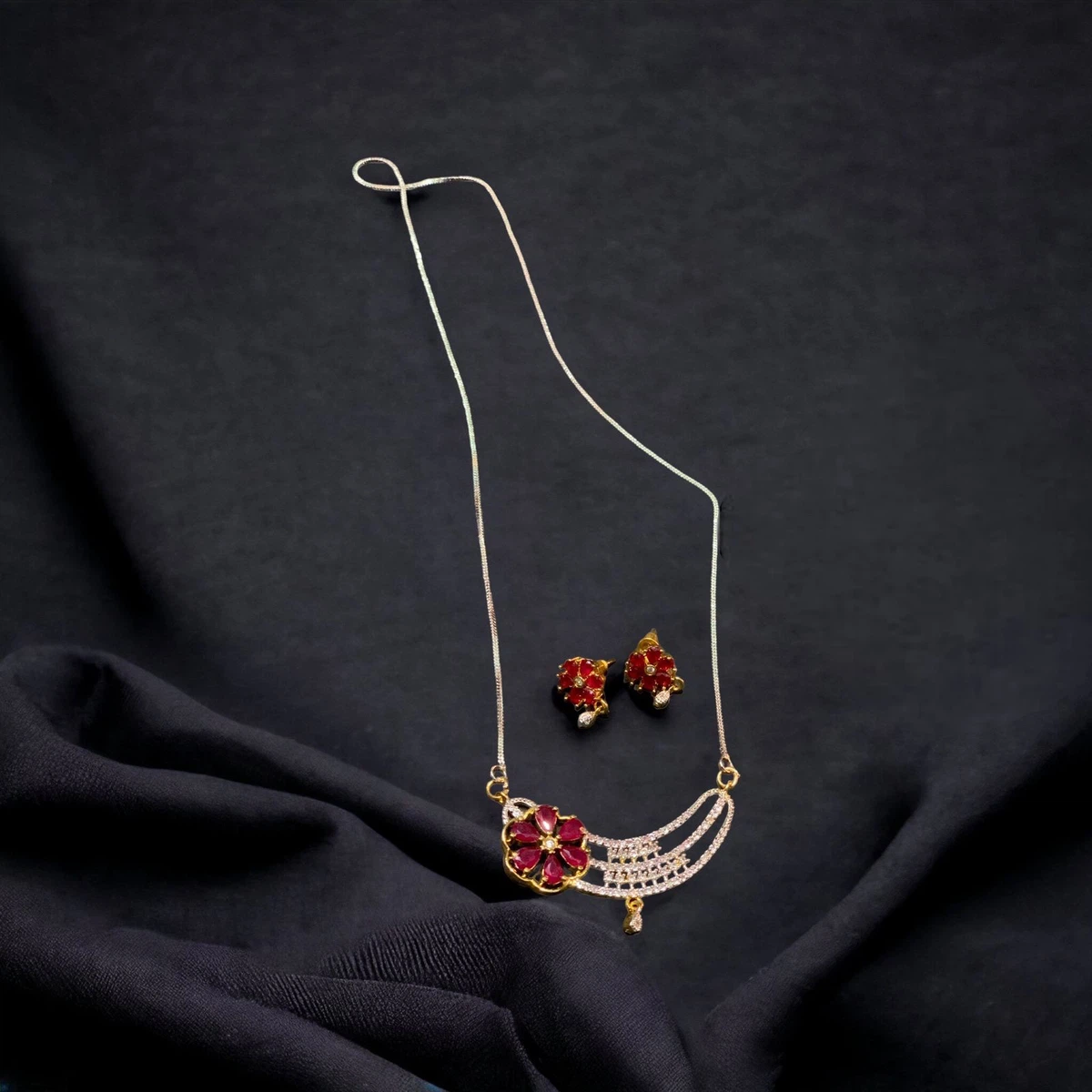 American Diamond Mangalsutra For Women - Available at AfnoBazar Nepal