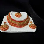 Adjustable Length Fancy Choker And Harr Set - Available at AfnoBazar Nepal