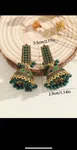 1 Pair Vintage Earrings Boho Rectangular Bell Tassel Earrings, Suitable For Women's Daily, Festival, Wedding And Party Wear - Available at AfnoBazar Nepal