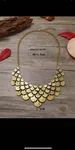 Fashion Vintage Geometric Leaf Jointed Alloy Necklace. - Available at AfnoBazar Nepal