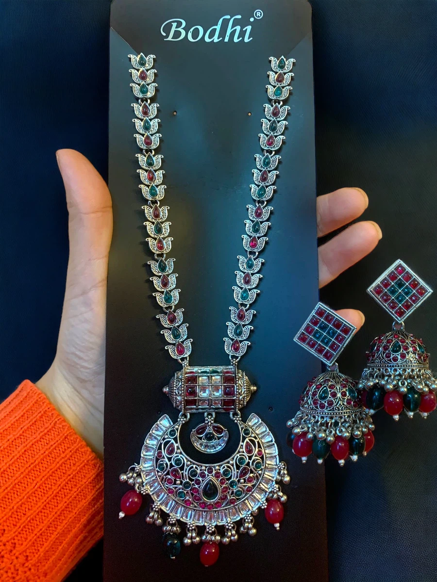 Beautiful Oxidised Necklace For Women - Available at AfnoBazar Nepal