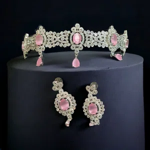 American Diamond Choker Set - Available at AfnoBazar Nepal