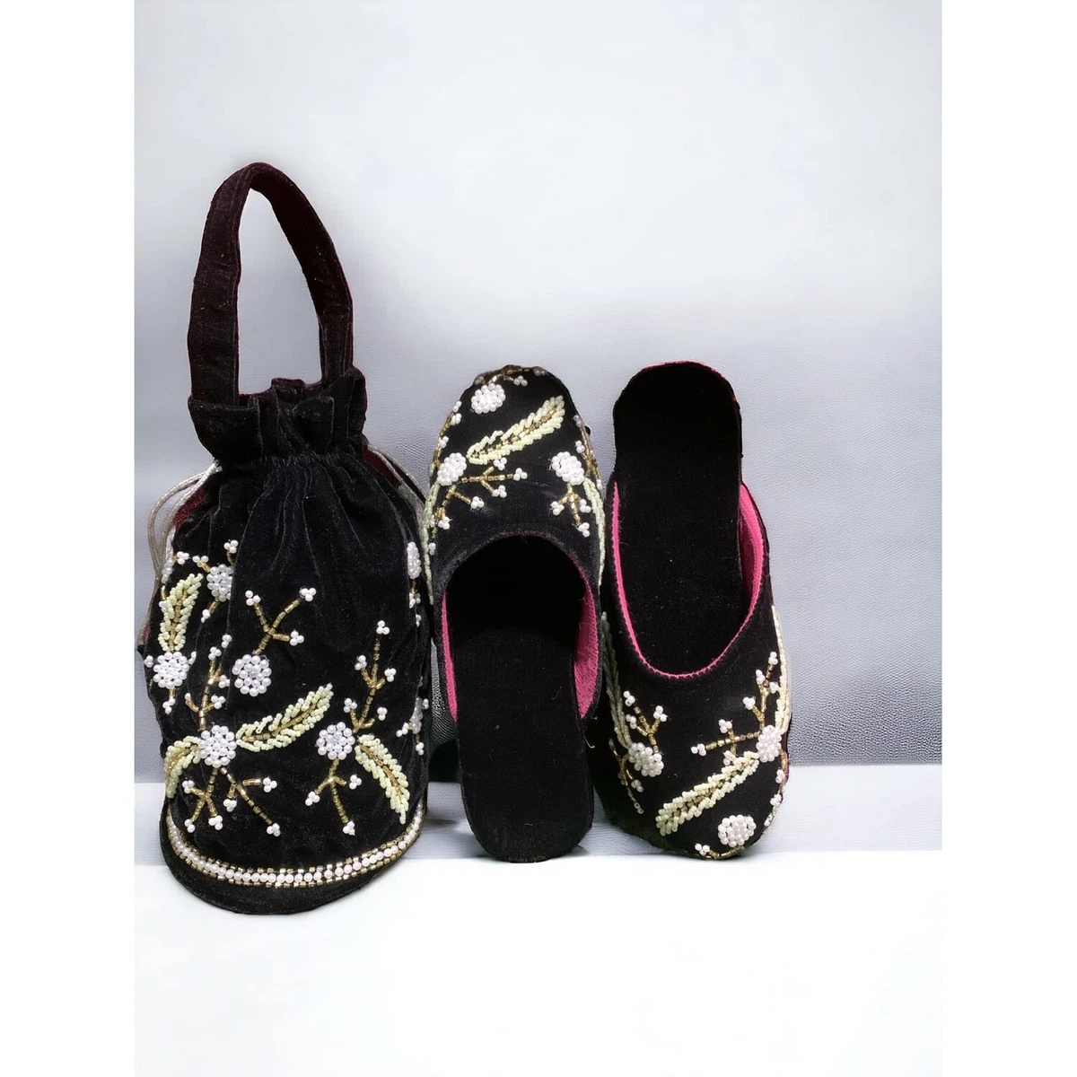 Hand Made Pure Velvet Chatti And Thaili For Women - Available at AfnoBazar Nepal