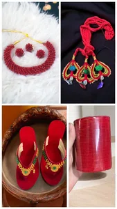 Best Combo Necklace,Dhago,,Jutti And Velvet Chura For Beautiful Women - Available at AfnoBazar Nepal