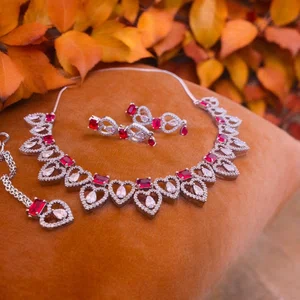 American Diamond Set For Beautiful Women - Available at AfnoBazar Nepal