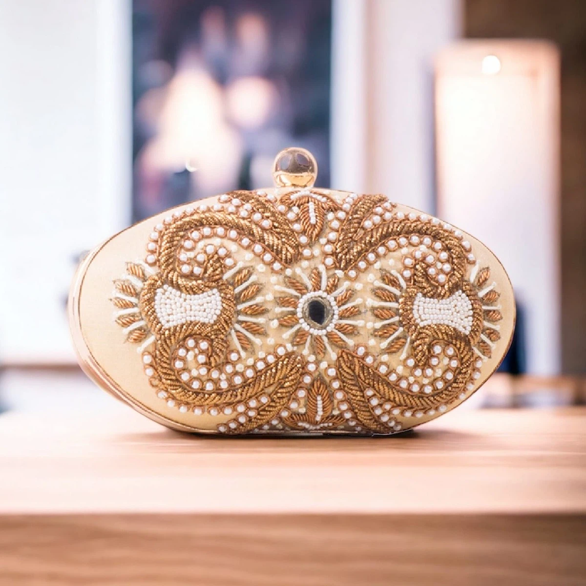 Beautiful Hand Embroidered Clutches For Women - Available at AfnoBazar Nepal