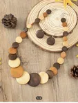 Grends 3pcs Bohemian Style Circular Decorative Jewelry Set For Women's Daily Wear. - Available at AfnoBazar Nepal
