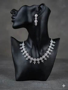 Beautiful American Diamond Set - Available at AfnoBazar Nepal