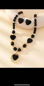 3pcs/set Heart Decor Jewelry Set - Available at AfnoBazar Nepal