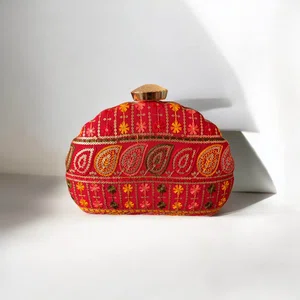 Red Party Clutch For Women - Available at AfnoBazar Nepal