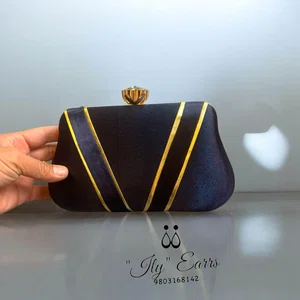 Blue Party Clutch For Women - Available at AfnoBazar Nepal
