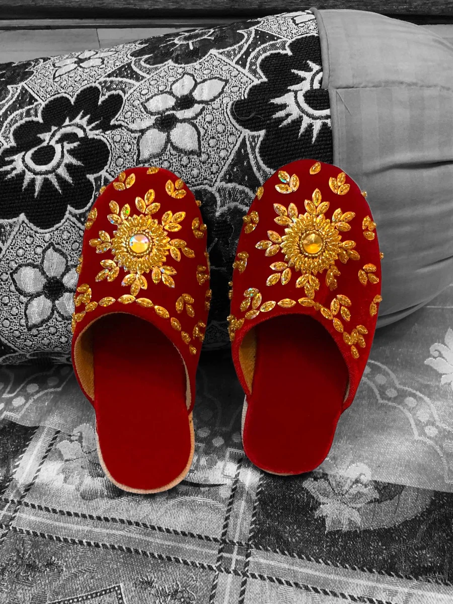 Hand Made Pure Velvet Chatti For Kids - Available at AfnoBazar Nepal