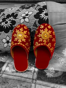 Hand Made Pure Velvet Chatti For Kids - Available at AfnoBazar Nepal