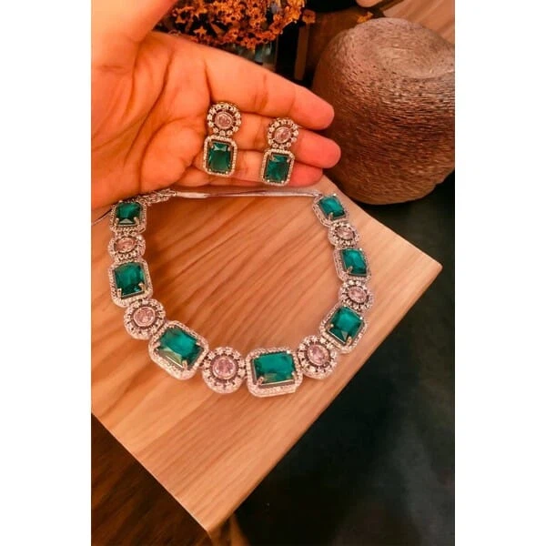 Beautiful American Diamond Set For Women - Available at AfnoBazar Nepal