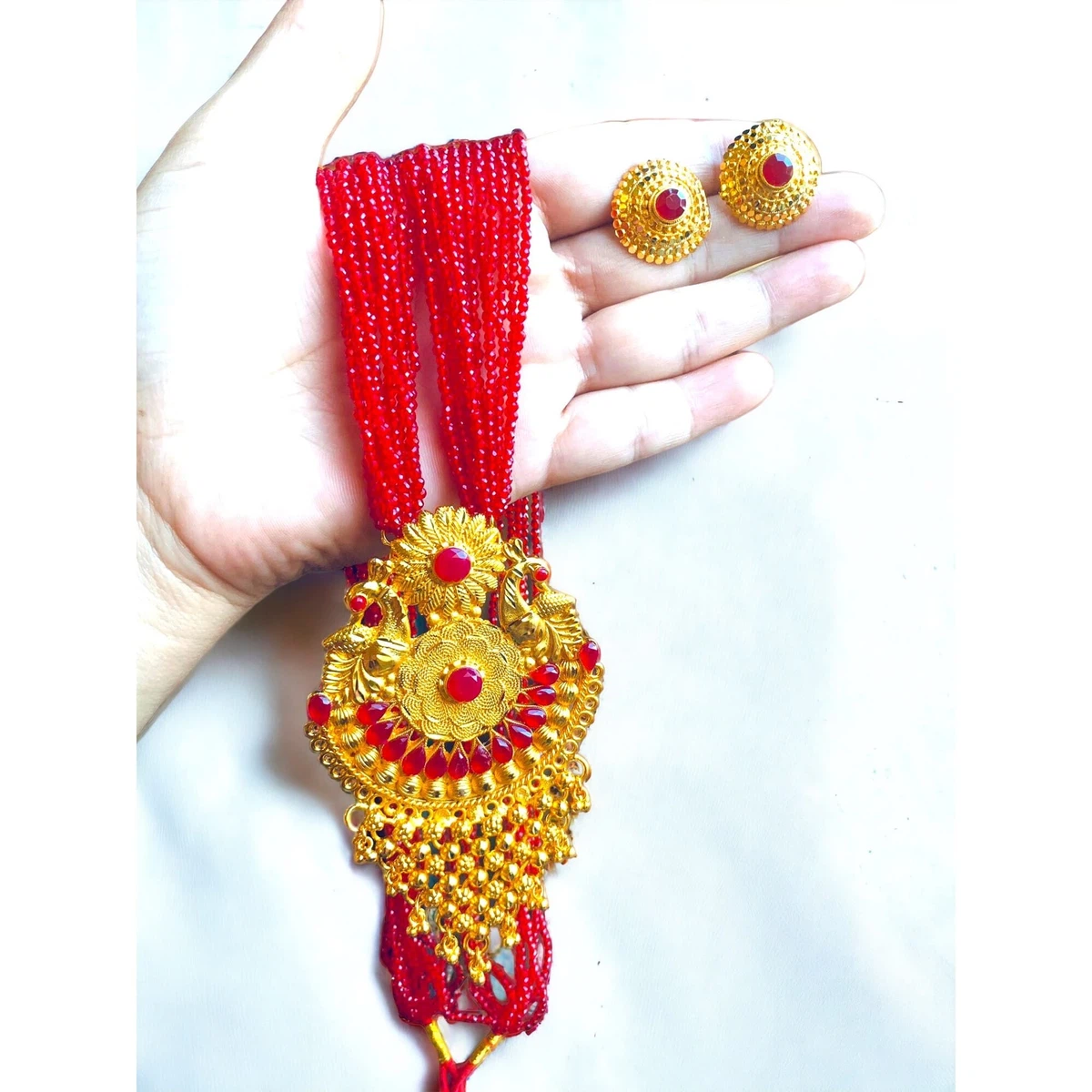 Beautiful Gold Plated Necklace For Women - Available at AfnoBazar Nepal