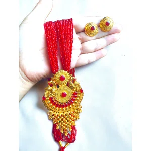 Beautiful Gold Plated Necklace For Women - Available at AfnoBazar Nepal