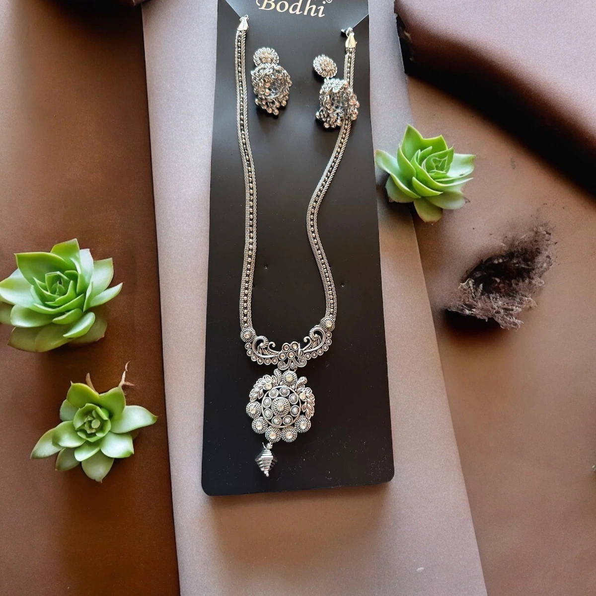 Oxidised Necklace Set For Women - Available at AfnoBazar Nepal