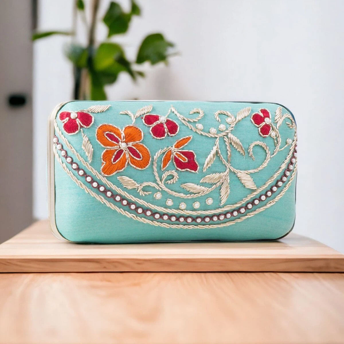 Hand Embroidered Clutches For Women - Available at AfnoBazar Nepal