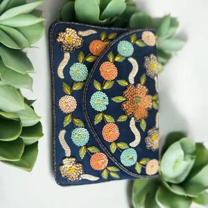 Blue Clutch For Women - Available at AfnoBazar Nepal