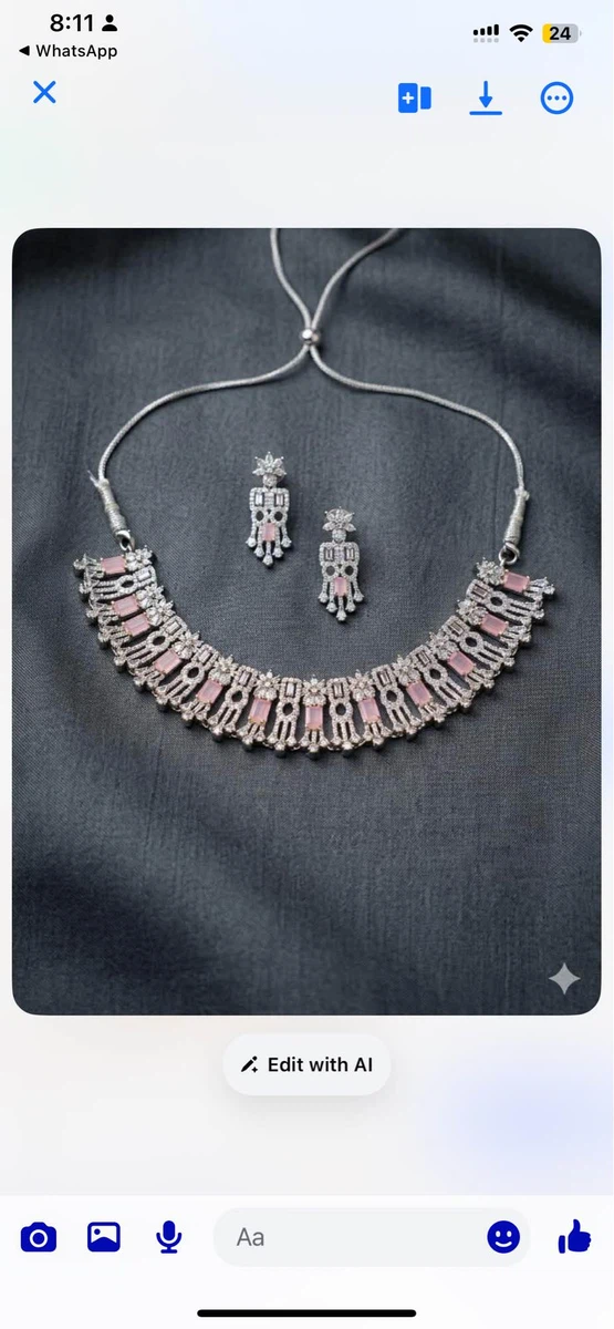 Fancy Necklace Set For Women - Available at AfnoBazar Nepal