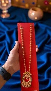 Gold Plated Necklace For Women - Available at AfnoBazar Nepal