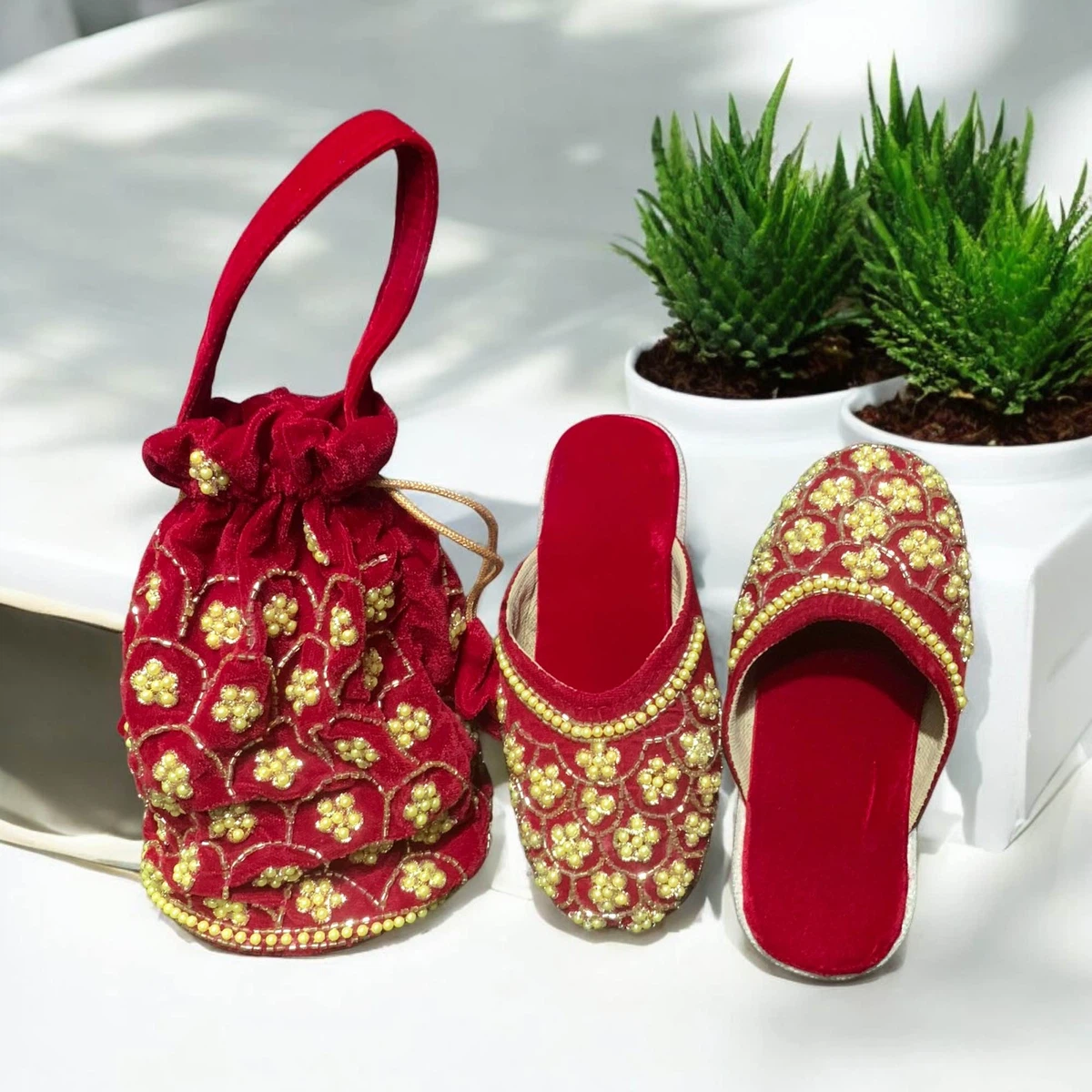 Hand Made Pure Velvet Chatti And Thaili For Kids - Available at AfnoBazar Nepal