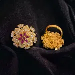 Adjustable Size Gold Plated Rings - Available at AfnoBazar Nepal