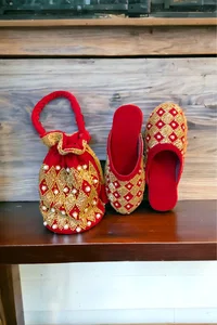 100% Hand Made Pure Velvet Chatti And Thaili - Available at AfnoBazar Nepal