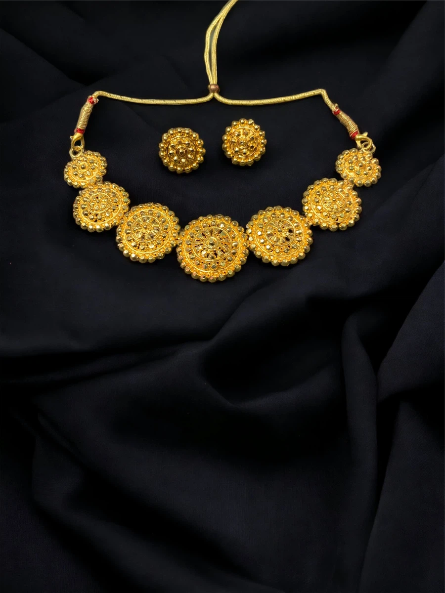 Gold Plated Necklace Set - Available at AfnoBazar Nepal