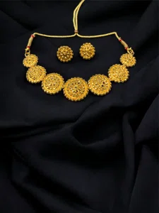 Gold Plated Necklace Set - Available at AfnoBazar Nepal