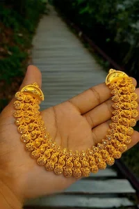 Beautiful Gold Plated Necklace For Beautiful Women - Available at AfnoBazar Nepal