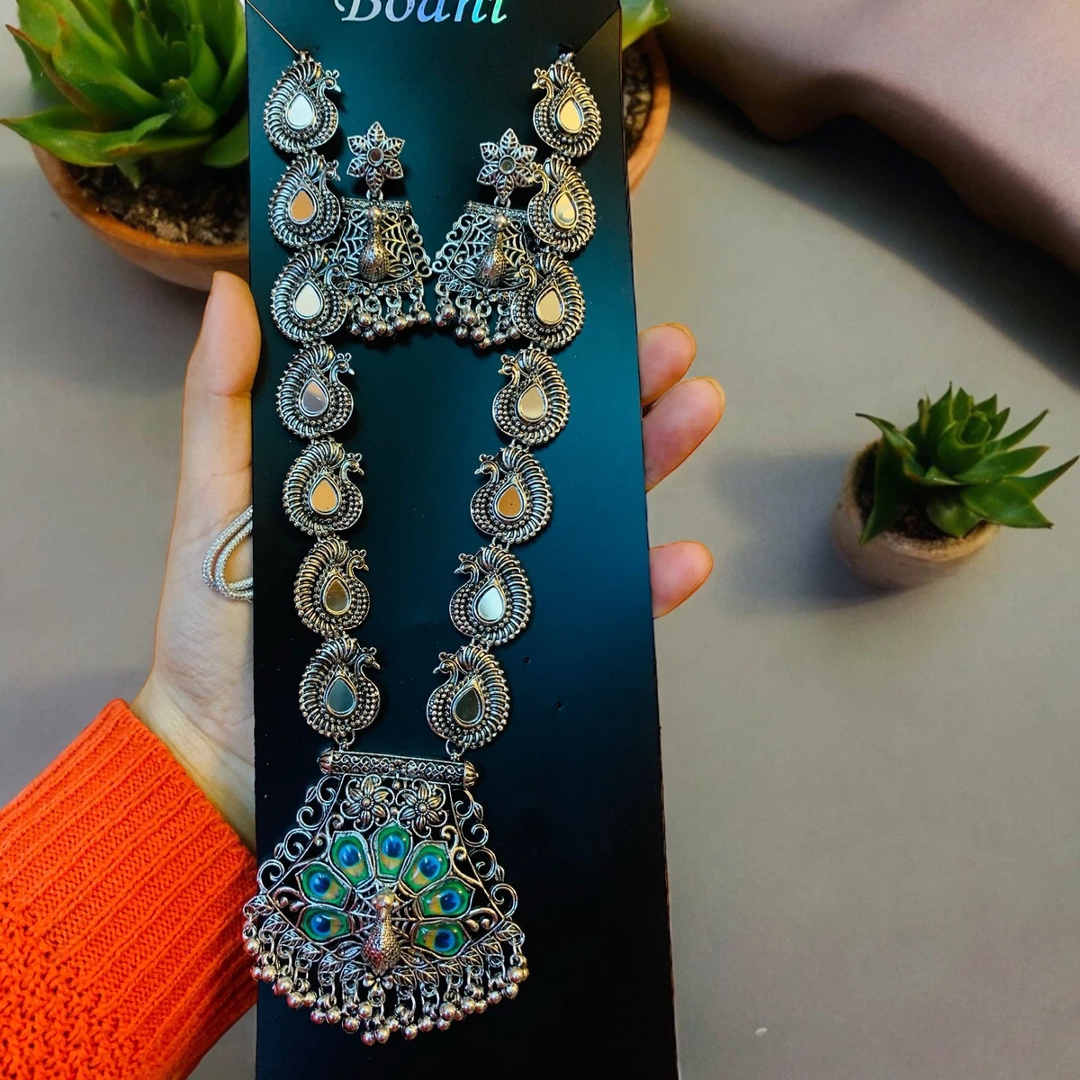 Oxidised Necklace For Women - Available at AfnoBazar Nepal