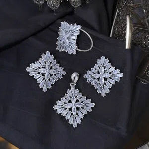 American Diamond Pendant For Beautiful Women - Available at AfnoBazar Nepal