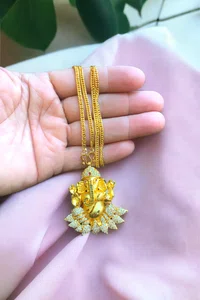 Beautiful Gold Plated Pendant For Beautiful Women - Available at AfnoBazar Nepal
